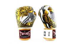 Боксерские перчатки Twins Special FBGVL3-52 Dragon white 16 oz