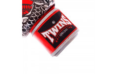 Боксерские перчатки Twins Special FBGVL3-52 Dragon red silver 16 oz Боксерские перчатки Twins Special FBGVL3-52 Dragon red silver 16 oz