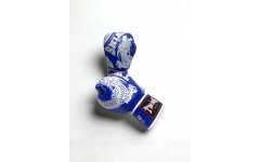 Боксерские перчатки TWINS Special FBGVL3-49 blue-white 10 oz Боксерские перчатки TWINS Special FBGVL3-49 blue-white 10 oz