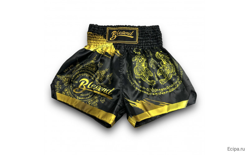 Шорты для бокса Blegend black/gold M