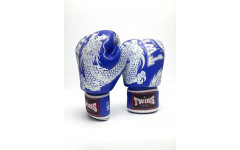 Боксерские перчатки TWINS Special FBGVL3-49 blue-white 14 oz Боксерские перчатки TWINS Special FBGVL3-49 blue-white 14 oz