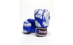 Боксерские перчатки TWINS Special FBGVL3-49 blue-white 14 oz