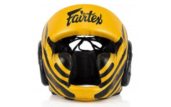 Боксёрский шлем Fairtex HG16-M2 yellow M Боксёрский шлем Fairtex HG16-M2 yellow M