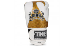 Боксерские перчатки Top King Boxing Empower White Gold 10 oz Боксерские перчатки Top King Boxing Empower White Gold 10 oz