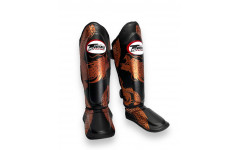 Защита голени Twins Special FSGL10-49 black brown - XL Защита голени Twins Special FSGL10-49 black brown - XL