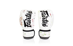 Боксерские перчатки Fairtex BGV14 Painter white 16 oz