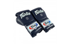Перчатки боксерские на шнурке Fairtex BGL7 blue 16 oz Перчатки боксерские на шнурке Fairtex BGL7 blue 16 oz