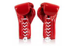 Перчатки боксерские на шнурке Fairtex BGL7 red 16 oz Перчатки боксерские на шнурке Fairtex BGL7 red 16 oz