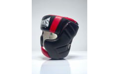 Шлем боксерский Twins Special HGL11 black red L Шлем боксерский Twins Special HGL11 black red L