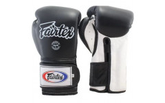 Боксерские перчатки Fairtex BGV9 black white 16 oz Боксерские перчатки Fairtex BGV9 black white 16 oz