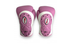 Боксерские перчатки Twins BGVL6 MK white pink 16 oz