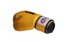 Боксерские перчатки Fairtex BGV19 gold 10 oz