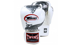 Боксерские перчатки Twins FBGVL3-23 white silver 12 oz