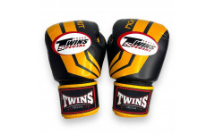 Боксерские перчатки Twins FBGVL3-43 yellow black 10 oz