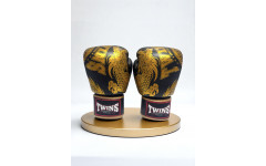Боксерские перчатки TWINS FBGVL3-49 black gold 12 oz