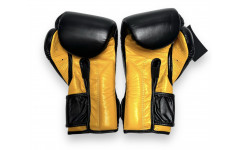 Боксерские перчатки Fairtex BGV9 black yellow 10 oz Боксерские перчатки Fairtex BGV9 black yellow 10 oz