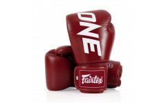 Боксерские перчатки Fairtex One ChampionShip red 16 oz