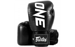 Боксерские перчатки Fairtex One ChampionShip black 16 oz