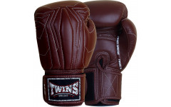 Боксерские перчатки Twins Special BGVL14 Dark Brown 10 oz