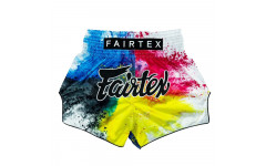 Шорты для бокса Fairtex BS1937 Acid jazz white - L Шорты для бокса Fairtex BS1937 Acid jazz white - L