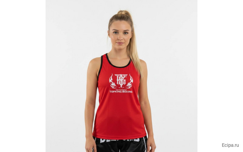 Майка для соревнований Top King Boxing red L
