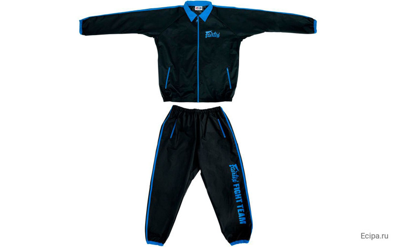 Костюм сауна Fairtex VS4 black blue L