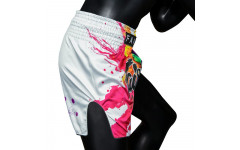 Шорты для бокса Fairtex BS1939 Funcy Soul white - L